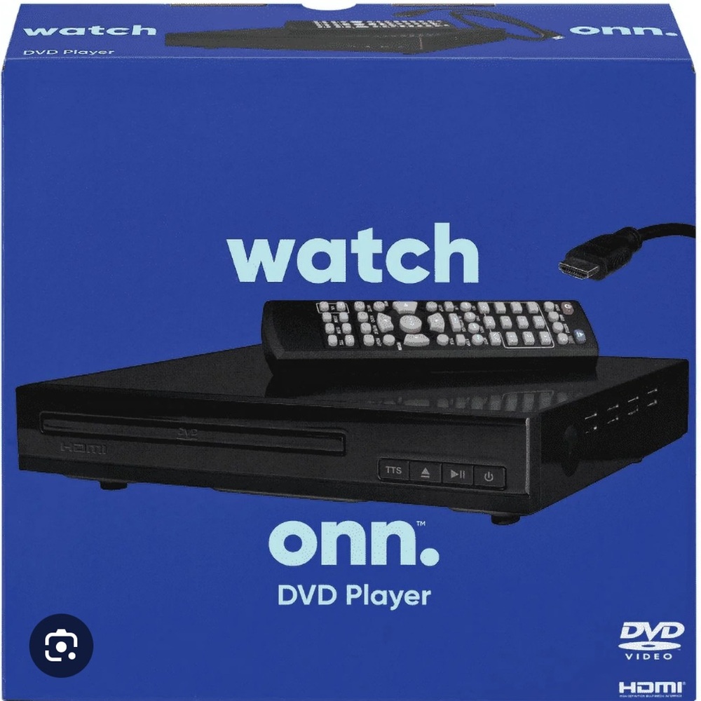 Onn Black HDMI DVD Player